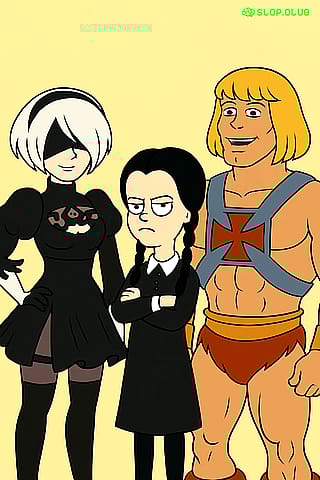 1990s sitcom x Anime collab'