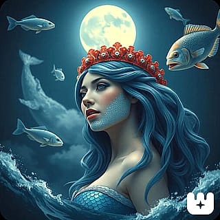 Moonlit siren 🧜‍♀️'