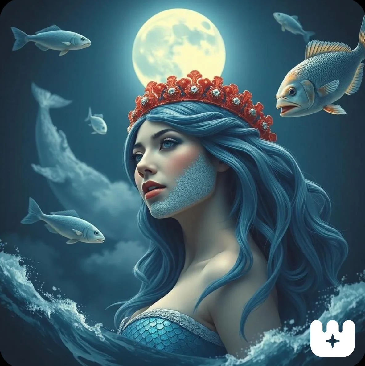 Moonlit siren 🧜‍♀️ picture 1 of 1