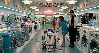 "Wait… that’s not a washing machine at all!"'