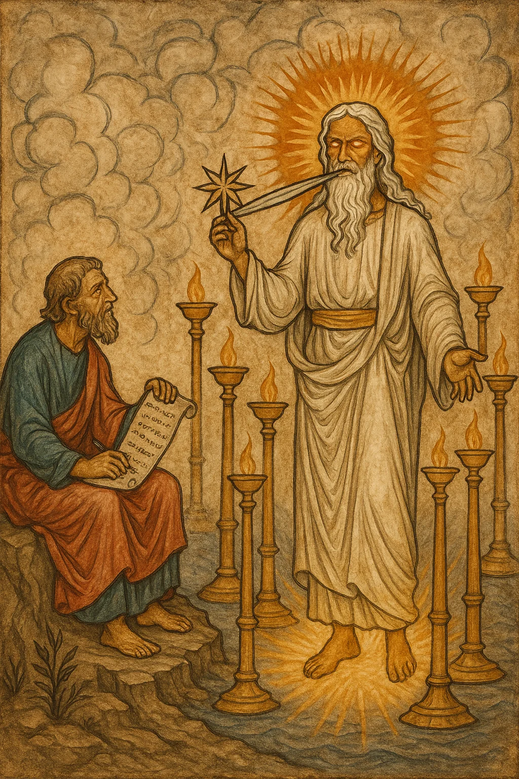 I Got Annoyed When I Saw An AI Image of Children At A Summer Camp Meeting Jesus In Heaven With Inaccurate Drawing of Jesus, So I Had Chat-GPT Make A Corrected Version of Jesus. picture 1 of 1