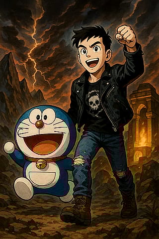 Today I learned that Ai is very good at generating Doraemon lol'