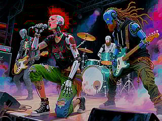 RHCP - RED HOT CYBER PUNKS'