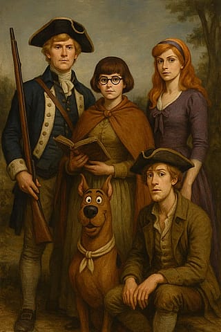 Mystery Inc. America in the 1770s.'