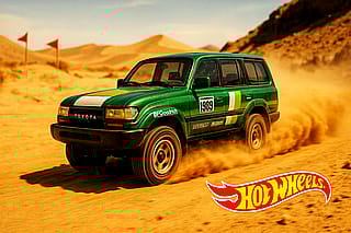 Turned my Land Cruiser model into a Dakar Rally scene with ChatGPT'