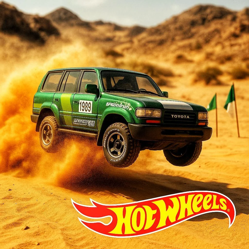 Turned my Land Cruiser model into a Dakar Rally scene with ChatGPT picture 4 of 4