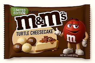M&M's Turtle Cheesecake'
