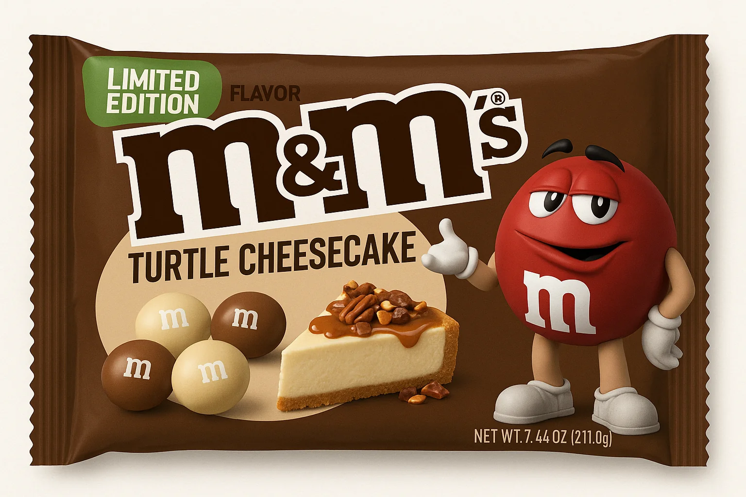 M&M's Turtle Cheesecake picture 1 of 1