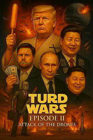 TURD WARS: Episode II, Attack of the drones.'