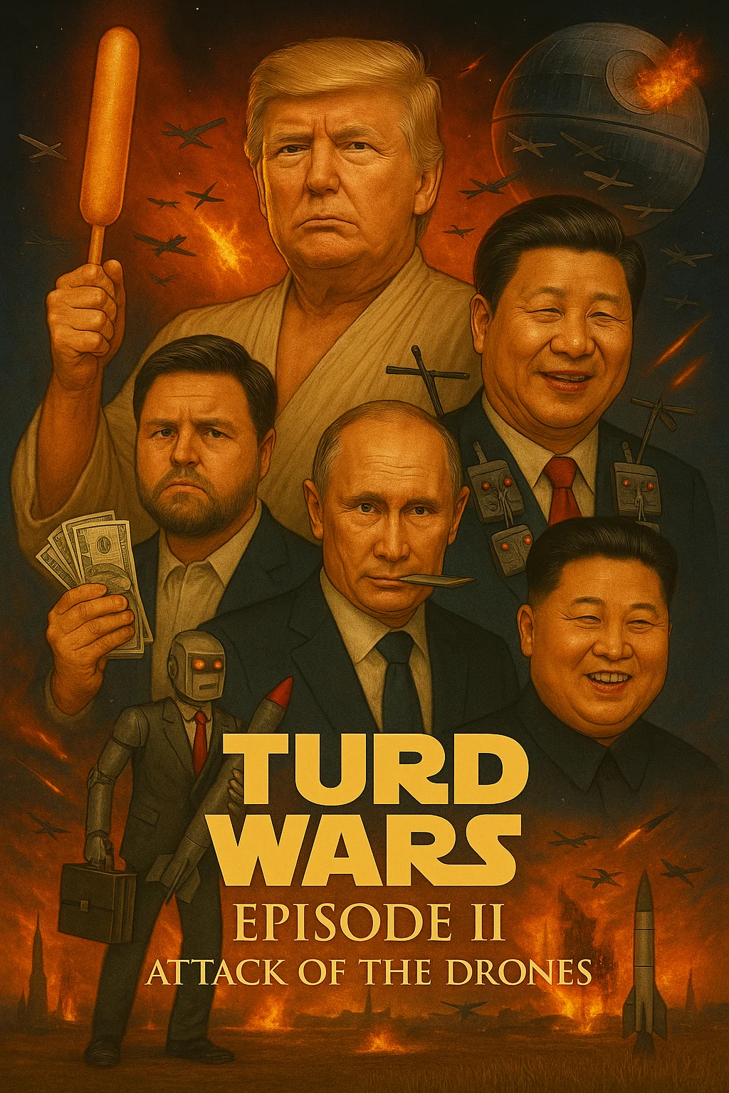TURD WARS: Episode II, Attack of the drones. picture 1 of 2