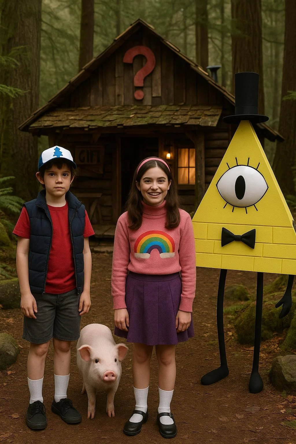Live Action Gravity Falls, Billy And Mandy, Chowder and P&F [Galaxy AI]. picture 3 of 4