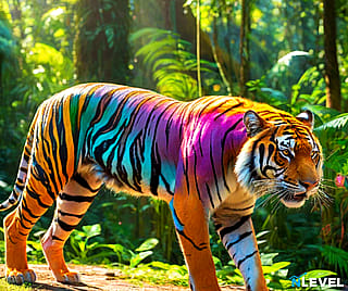 Rainbow tiger'