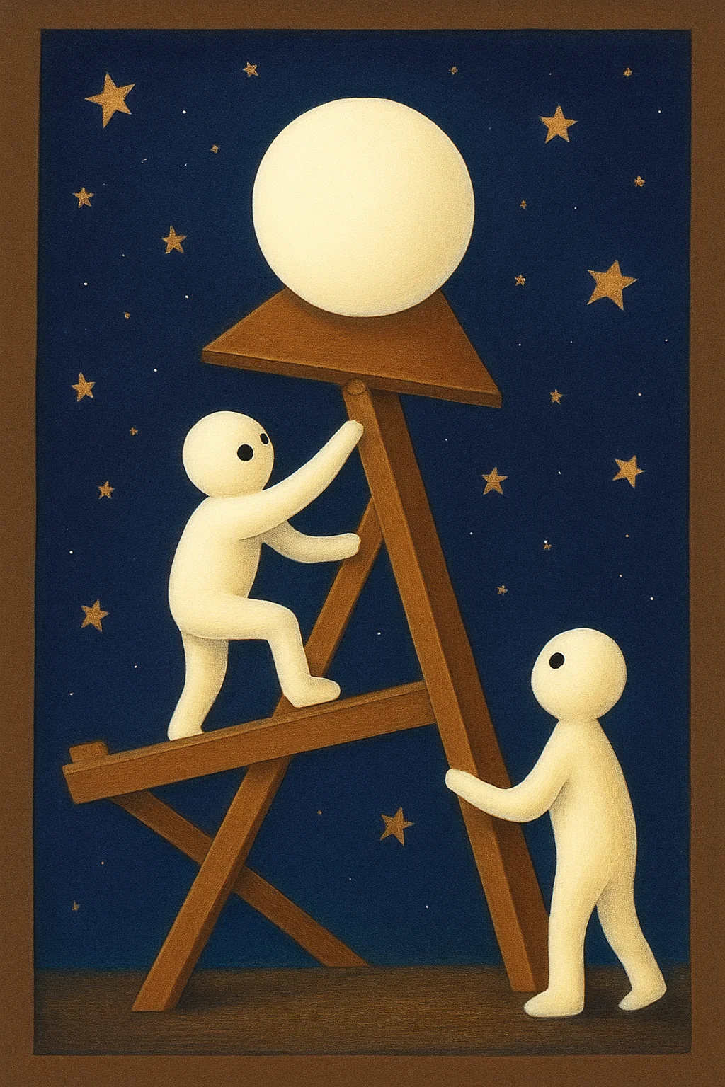 Balancing the moon picture 1 of 1