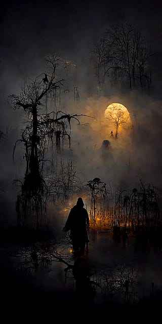 Hunter lurking through the dark (Hunt: Showdown)'