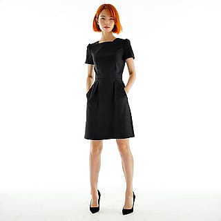 This model isn’t real. Neither is the dress. But the idea is.'