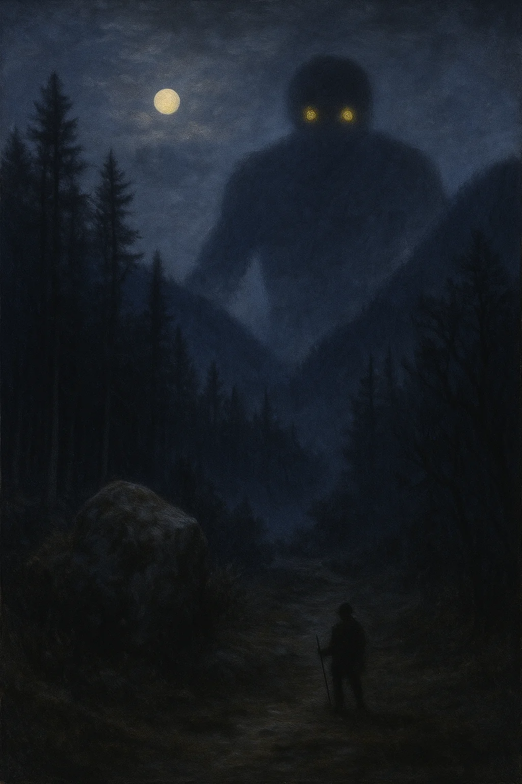 "Moonlit watcher" picture 1 of 1