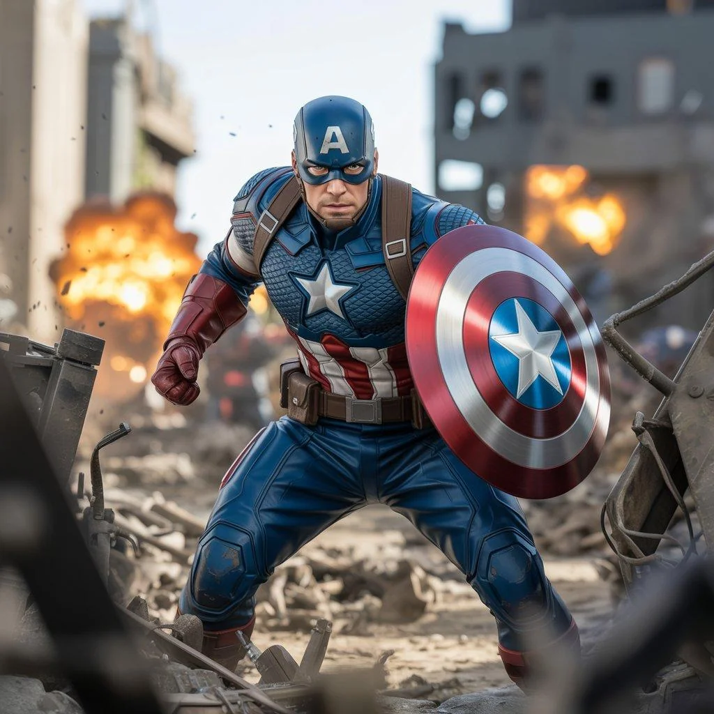 AIVENGERS 🦸‍♂🖤🔥 AI Generated Iconic Marvel Characters picture 1 of 2