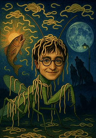 Harry Potter and the Curse of the Noodle Locust 🧙🍝🦗'