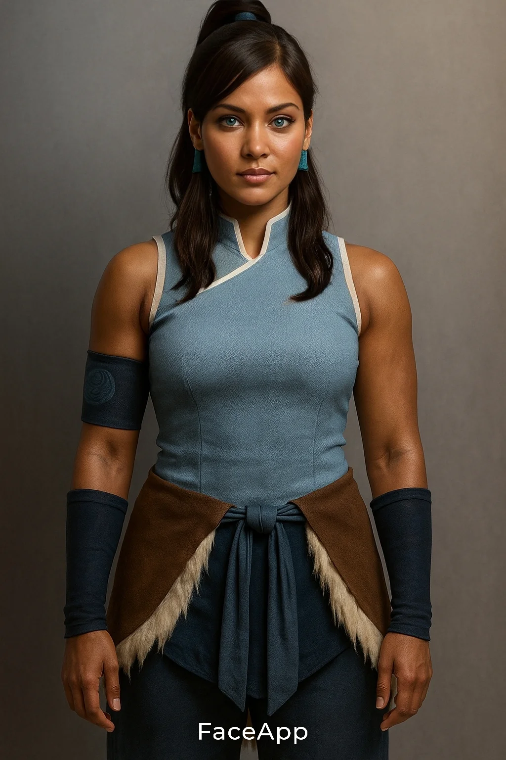 Realistic Avatar Korra Portrait. picture 1 of 4