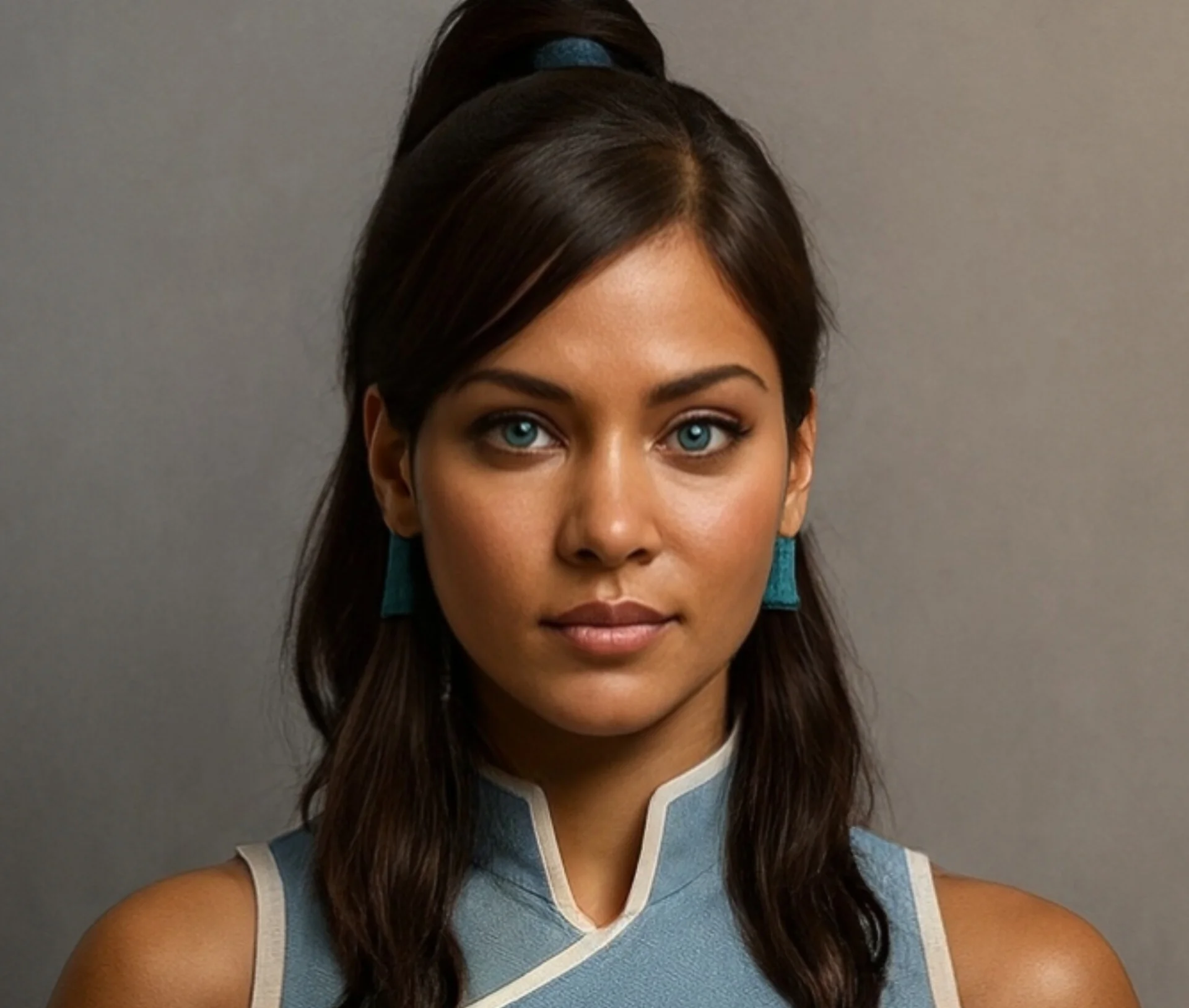 Realistic Avatar Korra Portrait. picture 2 of 4