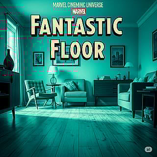 A movie poster for the upcoming marvel movie "Fantastic Floor"'