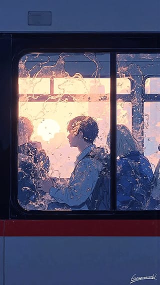 After the Rain, Sunset Bus / Phone Wallpaper Archives'