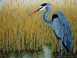 Great Blue Herons'