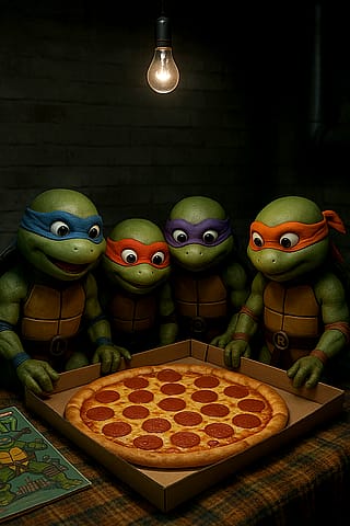Middle School Mutant Ninja Turtles'