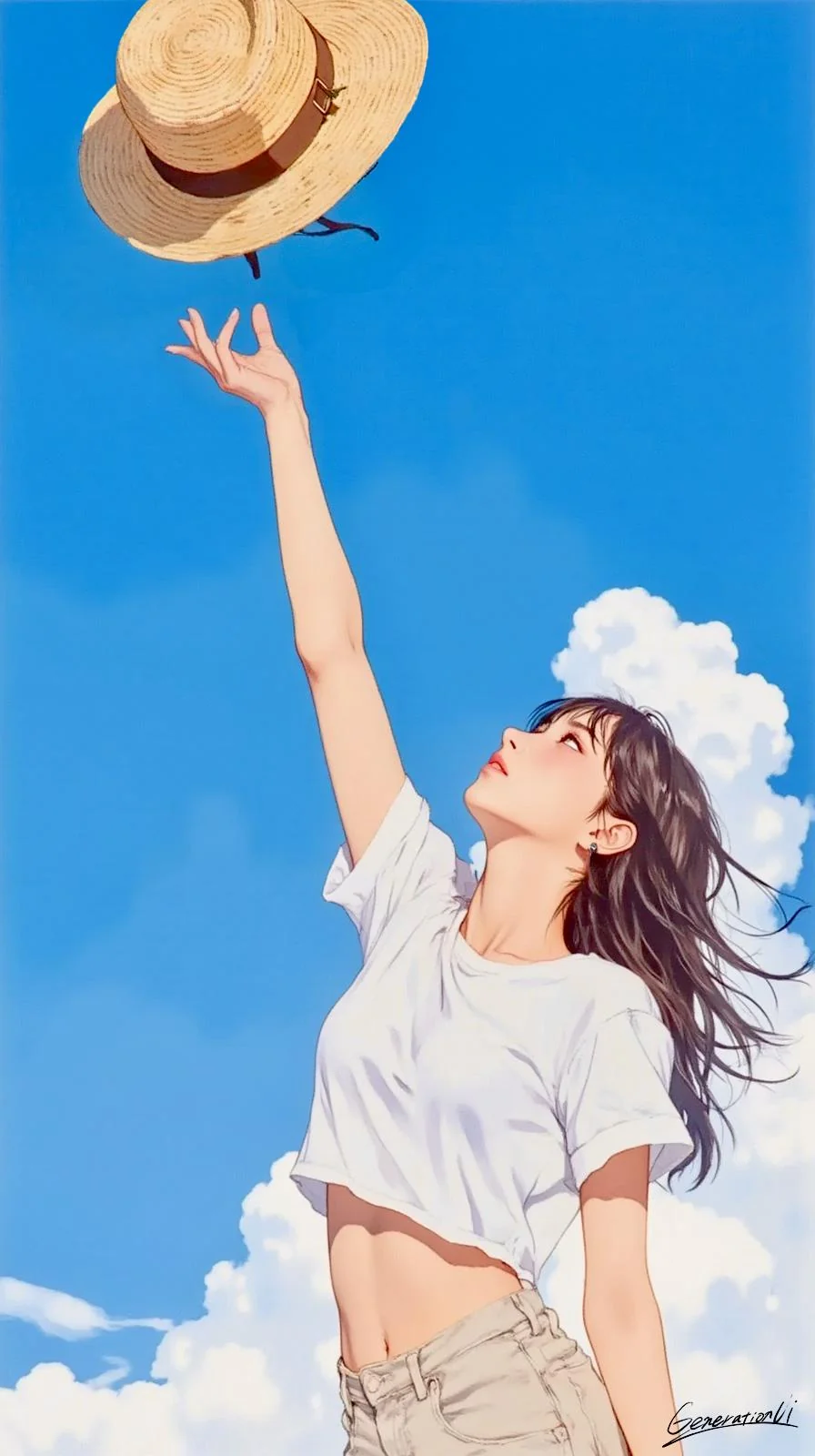 Reaching Out on a Summer Day / Phone Wallpaper Archives picture 1 of 1
