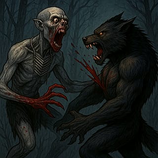 Wendigo vs Werewolf'