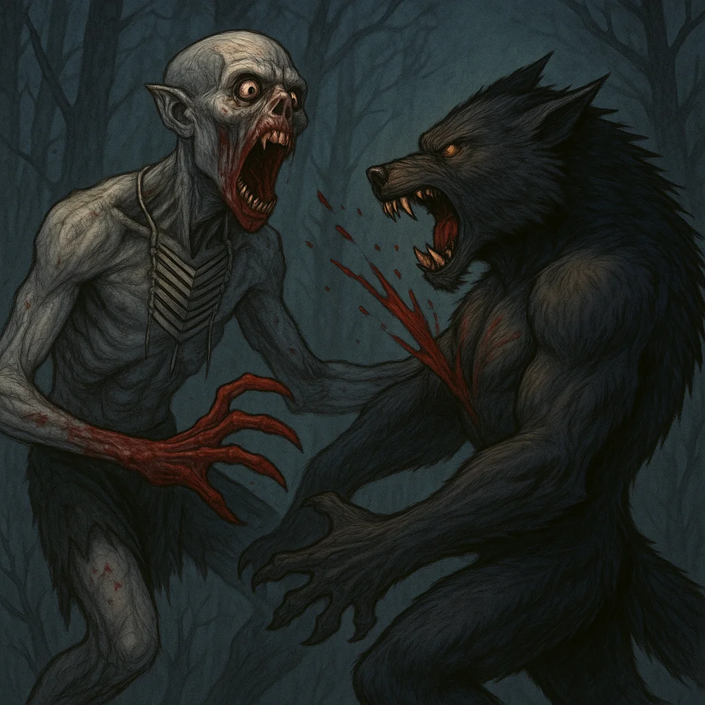 Wendigo vs Werewolf picture 1 of 1
