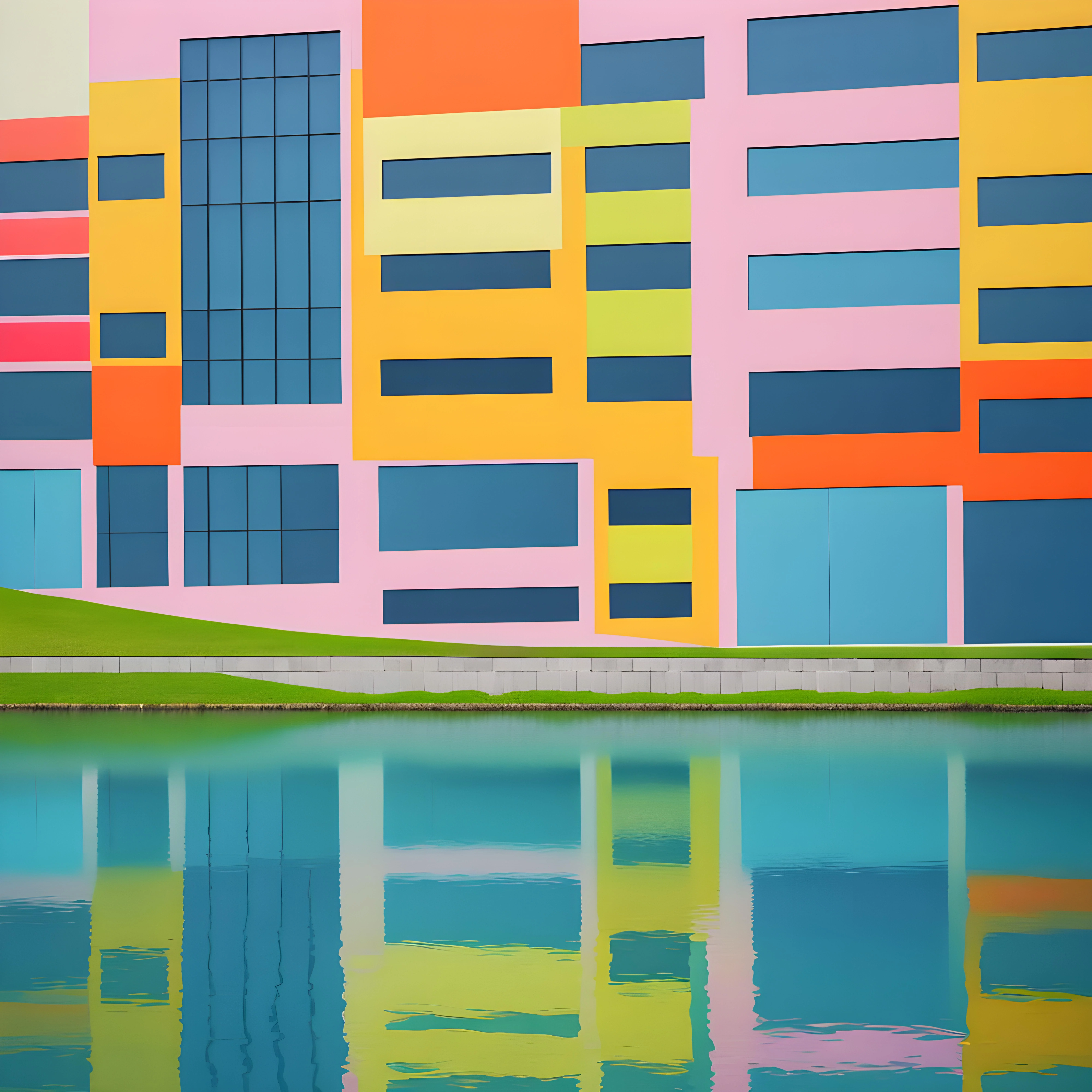 372 J. M. W. Turner - 9 May 2025 - Buildings by a Lake. picture 1 of 1