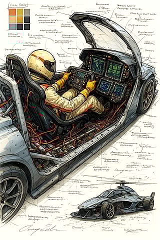 The words are gibberish but some of these cockpits are dope'