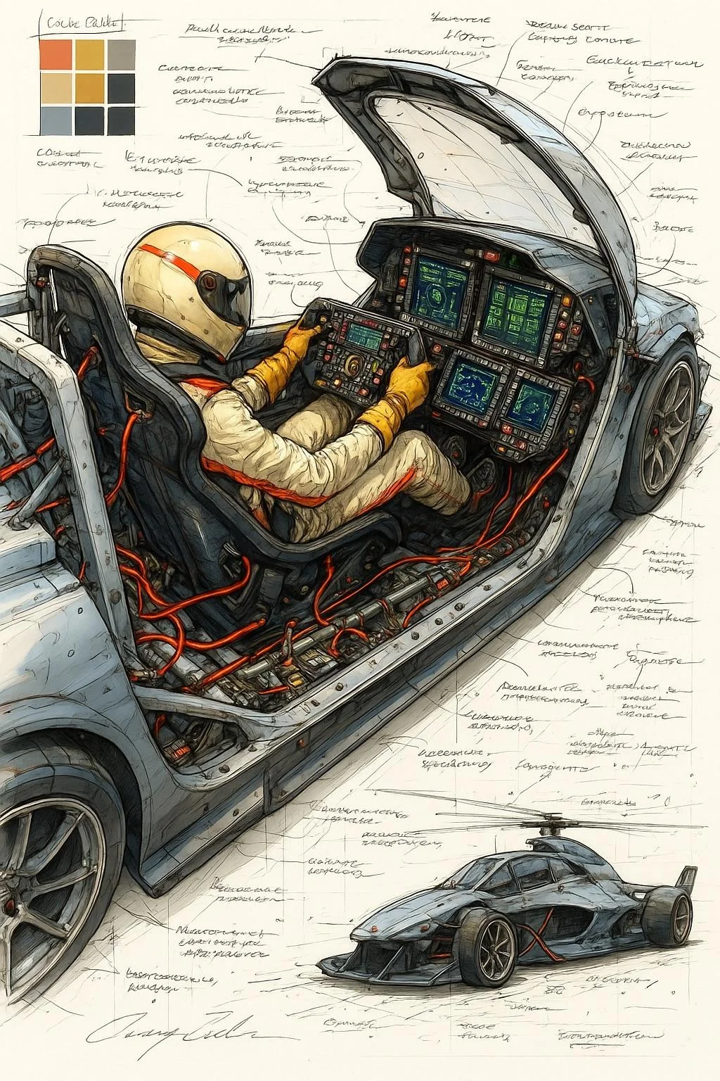 The words are gibberish but some of these cockpits are dope picture 1 of 14