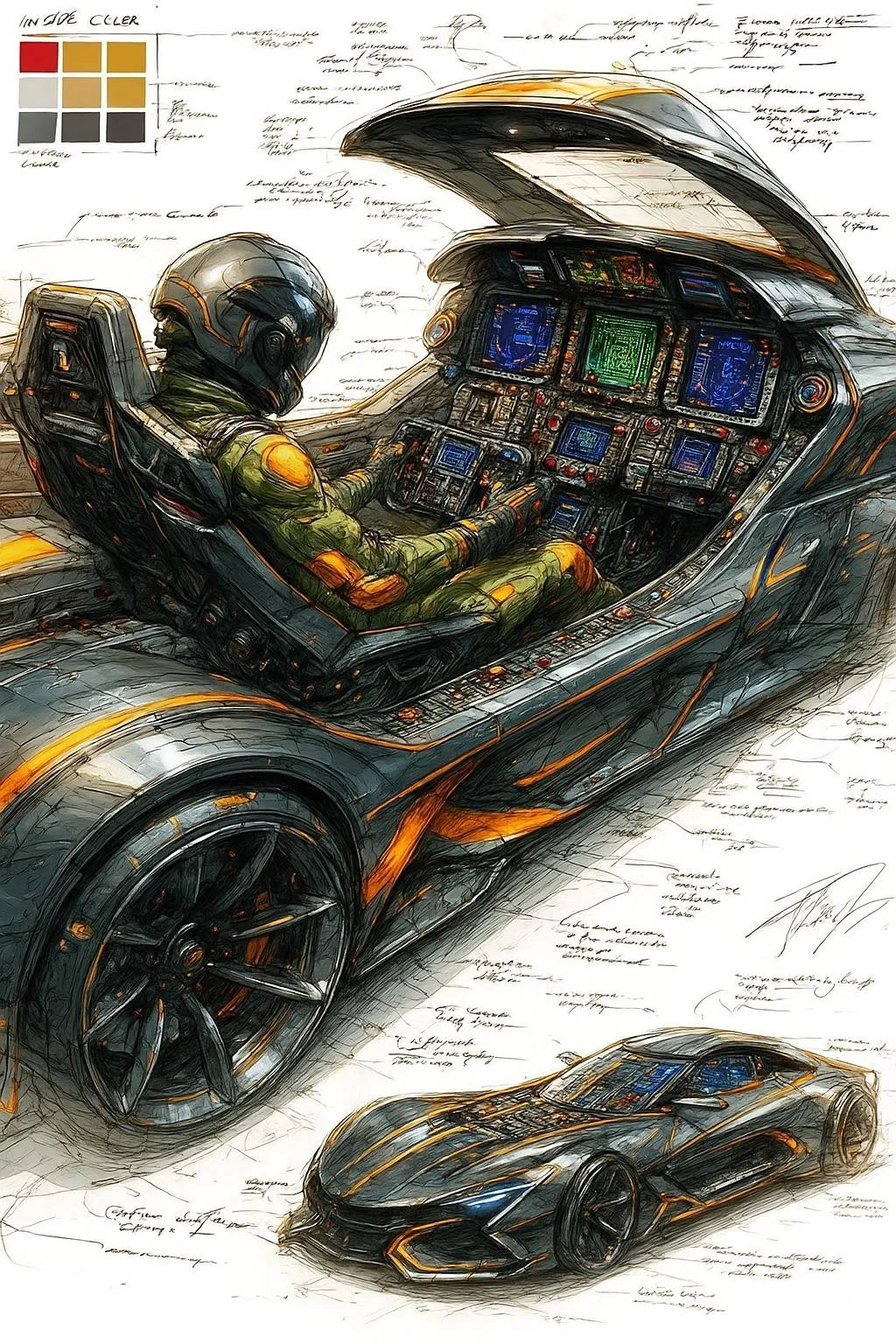 The words are gibberish but some of these cockpits are dope picture 3 of 14