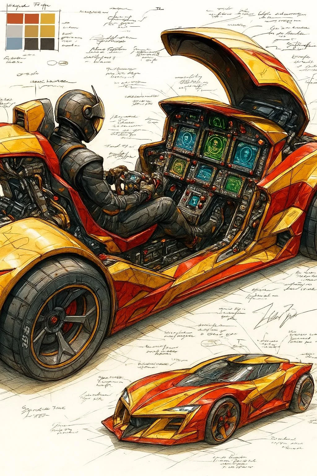 The words are gibberish but some of these cockpits are dope picture 10 of 14