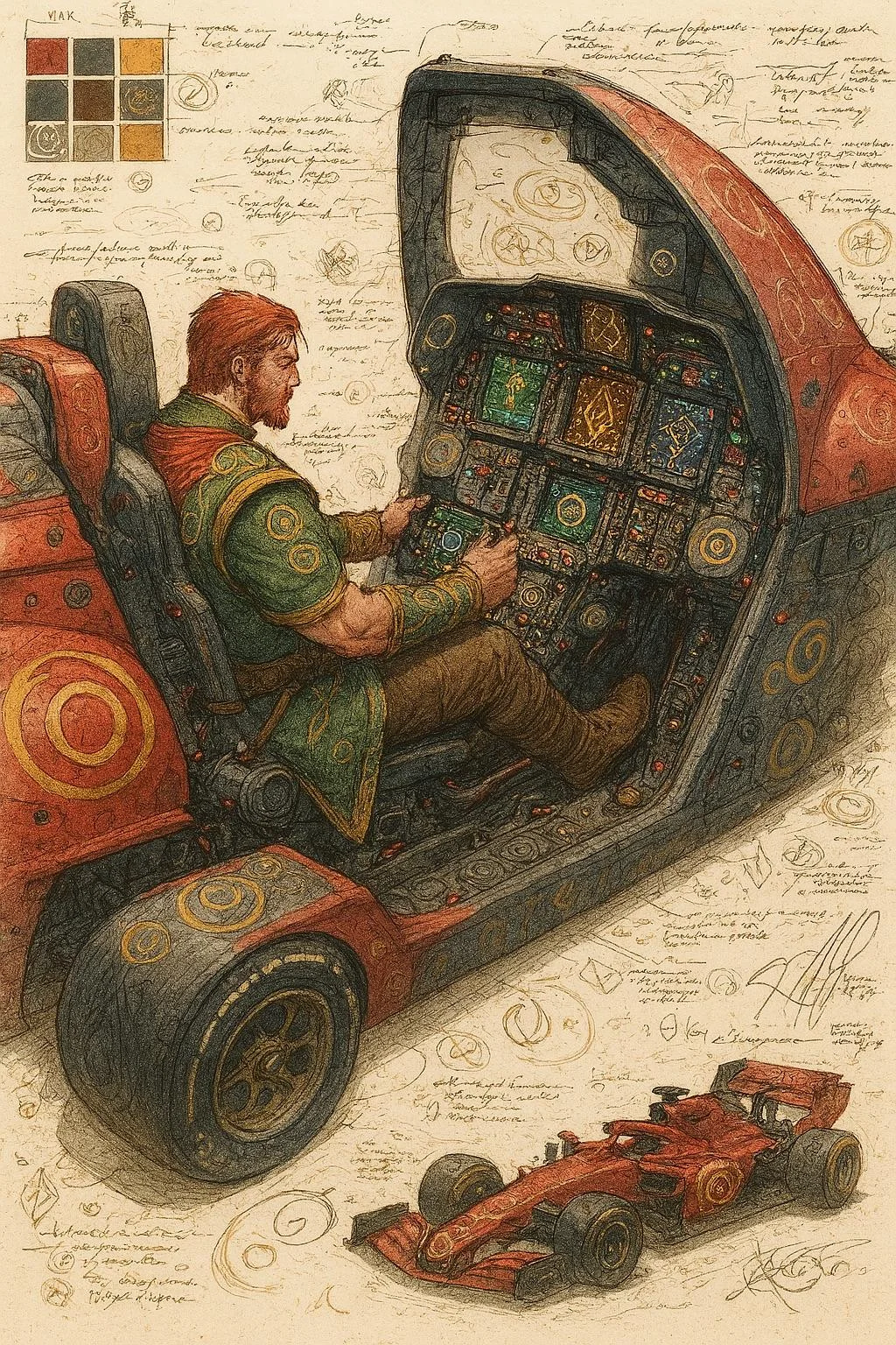 The words are gibberish but some of these cockpits are dope picture 14 of 14