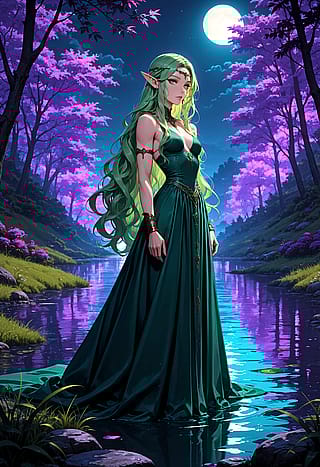 Meditating in the water'