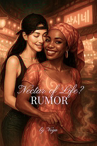 Made the Book Cover for my short story, Nectar of Life? Rumor, with ChatGPT. I'm very satisfied with how it interpreted my prompt.'