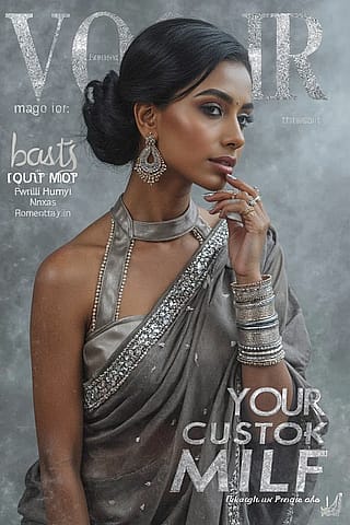 "Can AI capture the elegance of a saree? Vote for your favorite AI model!"'