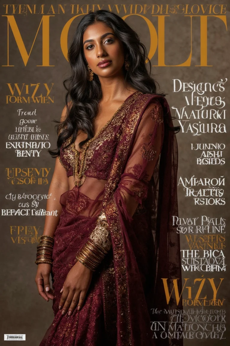 "Can AI capture the elegance of a saree? Vote for your favorite AI model!" picture 5 of 7