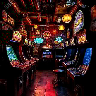 Steampunk arcade'