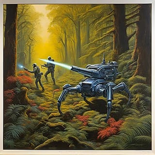 In the forest'