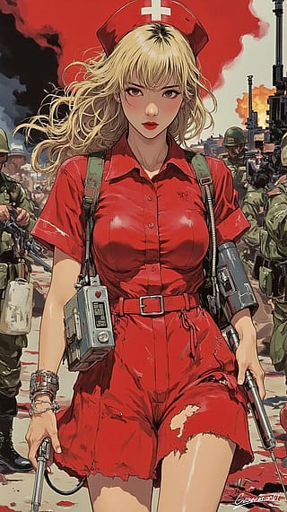 Nurse & Battlefield[1] / Phone Wallpaper Archives'