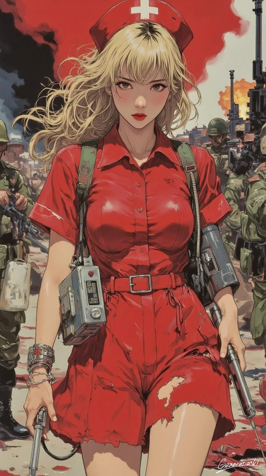 Nurse & Battlefield[1] / Phone Wallpaper Archives picture 1 of 1