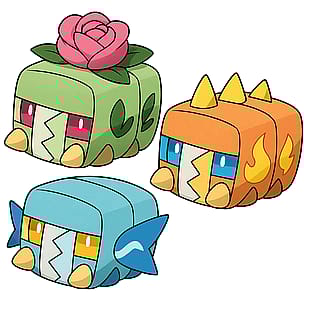 Starter Pokémon from the Dencho region, where every Pokémon is a form of a Charjabug.'