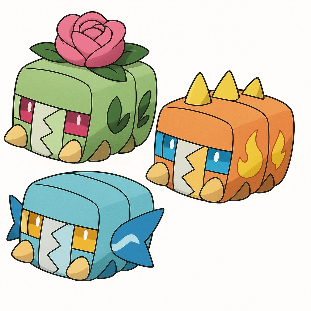 Starter Pokémon from the Dencho region, where every Pokémon is a form of a Charjabug. picture 1 of 1