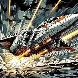 Speeding Spaceship'
