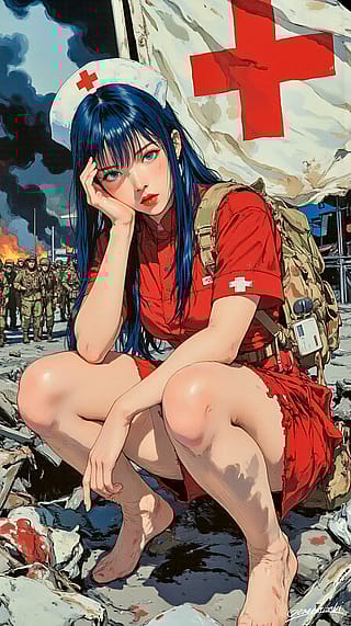 Nurse & Battlefield[2] / Phone Wallpaper Archives'