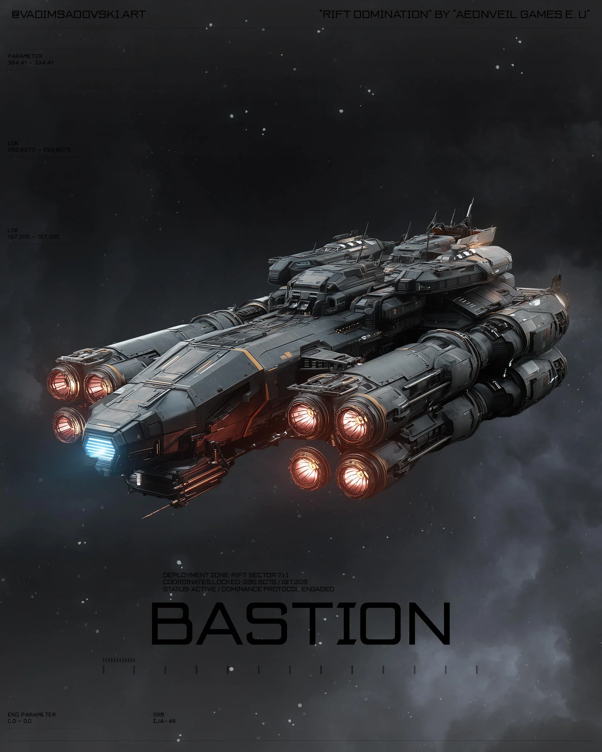 Spacecraft cards designs for board game - MJ+Photoshop, OC, 2025 picture 1 of 7